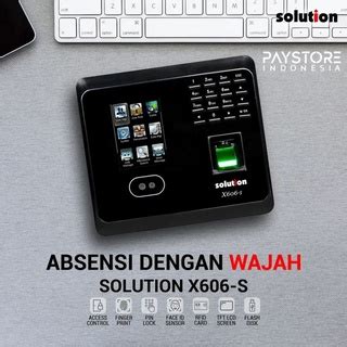 Jual Mesin Absensi Wajah Solution X606 S X606 Access Door Finger