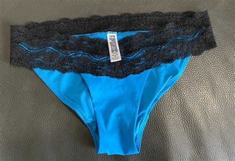 Pink Victorias Secret Swim Bikini Lace Scrunch Gem