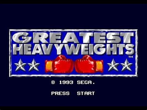 Greatest Heavyweights Sega Genesis Review Play Game Night With Retro