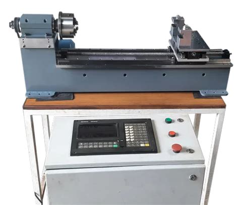 Mechmatics Mild Steel Cnc Lathe Machine Maximum Turning Length 200 Mm