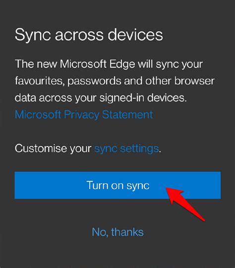 How To Sign In Microsoft Edge And Sync Data