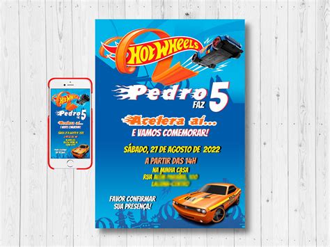 convite digital Hot Wheels Explorando o universo das Slots bônus grátis