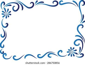 Vector Line Frame Stock Vector (Royalty Free) 286750856 | Shutterstock