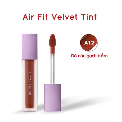 Son Kem Lì Black Rouge A12 Đỏ Nâu Gạch Trầm Airfit Velvet Tint 4 5g