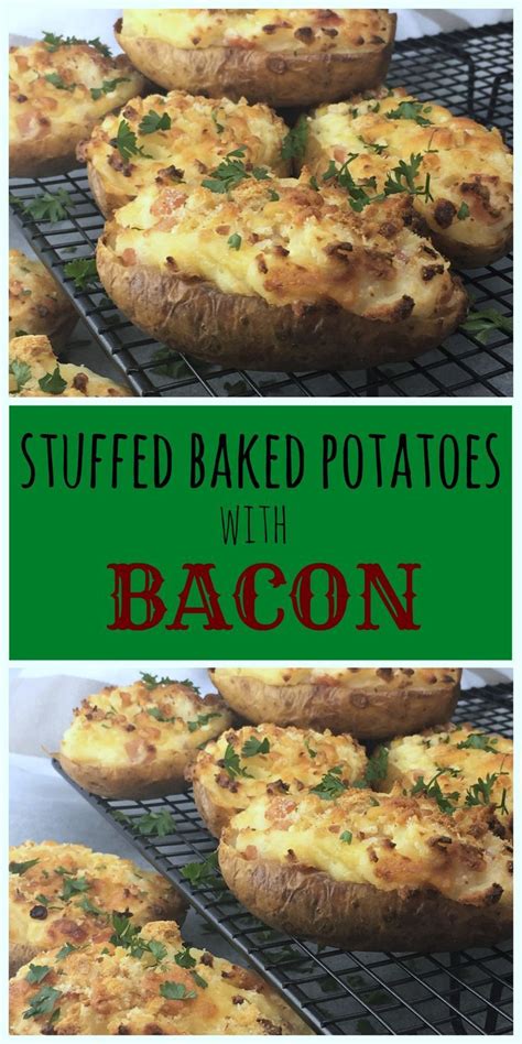 Stuffed Baked Potatoes With Bacon Chef Not Required Recipe