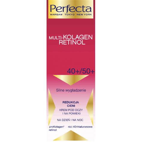 Perfecta Multi Kolagen Retinol Krem Pod Oczy I Na Powieki 40 50