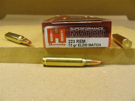 20 Round Box 223 Rem 73 Grain ELD Match Hornady Superformance Match