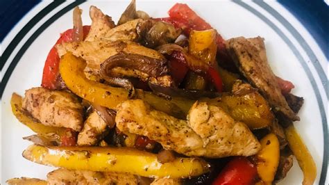 Cómo hacer fajita de pollo fácil y sabroso para hacer en casa YouTube