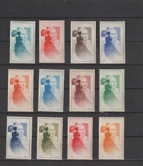 Frankrike Rare Complete Set Of Marianne De Gandon Catawiki