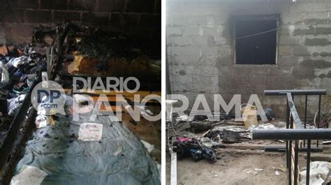 Barrio Avenida voraz incendio dejó una casa hecha cenizas Diario