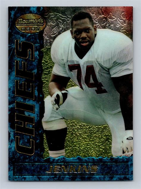 1995 Bowmans Best 31b Trezelle Jenkins Kansas City Chiefs Rookie Rc Ebay