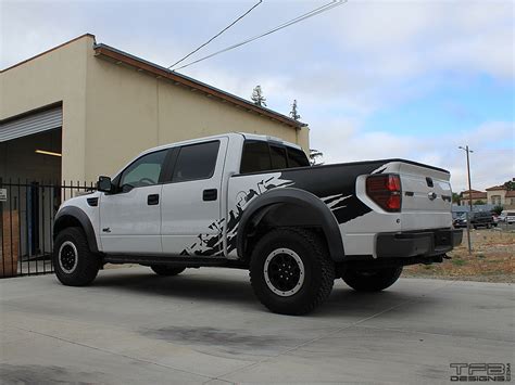 Full Side Graphics Kit For The 2010 2014 Ford Raptor Crew Cab Tfb