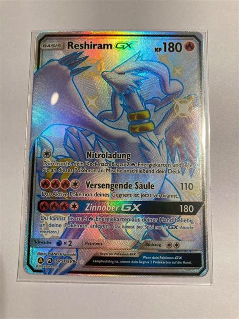 Pokemon Shiny Reshiram GX Kaufen Auf Ricardo