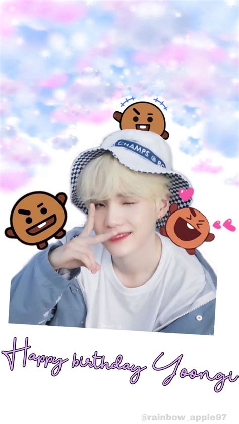 Bts Suga Photo Edit Bts Happy Birthday Suga Happy Birthday To Us