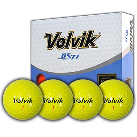 Volvik Ds77 Golf Balls Yellow 1 Dozen At