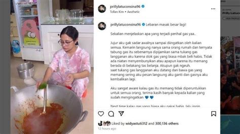 Duduk Persoalan Prilly Latuconsina Dirujak Warganet Gegara Masak Pakai