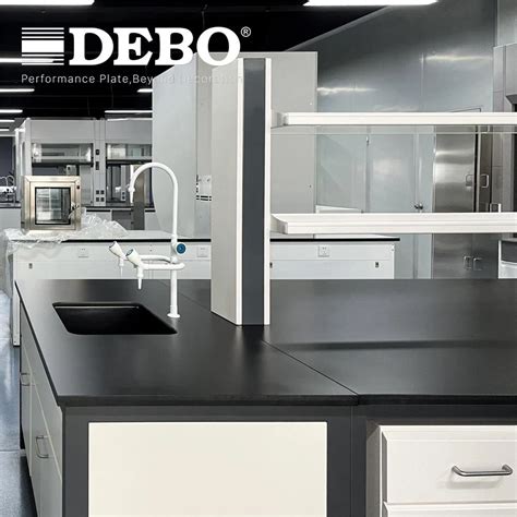 Debo Compact Laminate Lab Tables For Chemical Resistance Counter Top