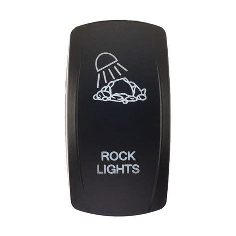 XTC Power Products Dash Switch Rocker Face Rock Lights Cycle Gear