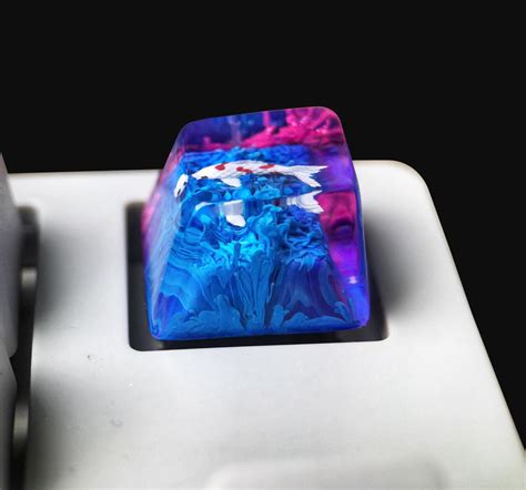 Artisan Keycap Koi Set Resin Keycap Koi Fish Koi Fish Keycap Etsy