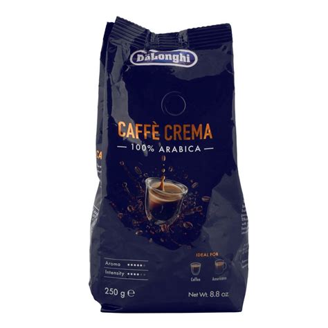 Purchase DeLonghi Caffe Crema 100 Aarabica Coffee Beans 250g Online