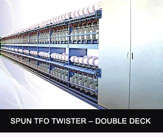 Spun Tfo Twister Double Deck Piotex Textile Marketing