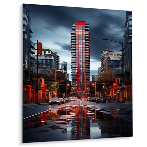 Millwood Pines Canada Urban Contrast Ii On Metal Print Wayfair