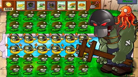 Gatling Pea Zomplants Vs Cattail Zomplants Plants Vs Zombies Mod