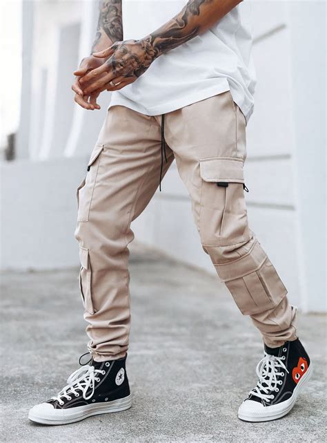 Utility Cargo Pants V10 In Beige