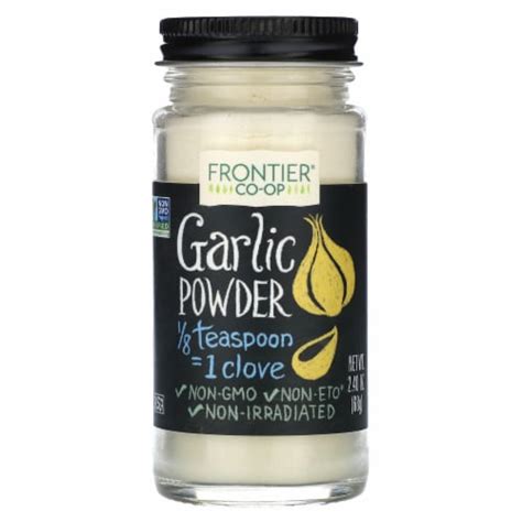 Frontier Co Op Garlic Powder 2 40 Oz 68 G 2 4 Oz Ralphs