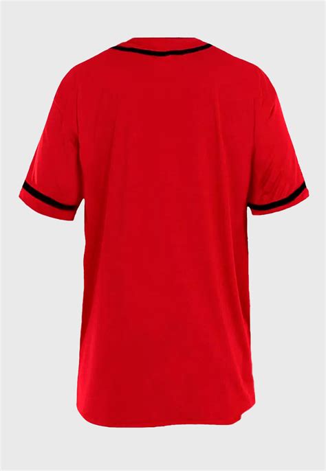 Compre Camisa De Baseball Jarsey Prison 72 Red Aqui Design Streetwear