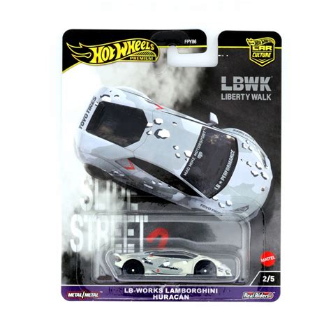 HOT WHEELS Premium Car Culture LB Works Lamborghini Huracan Slide Street 2 0194735100514