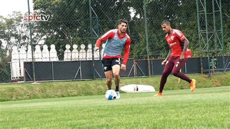 São Paulo treina visando jogo de ida da semifinal da Sul Americana