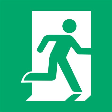 Fire exit Keep clear - 10330