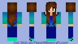 Rainbow Girl Skin Minecraft Skin