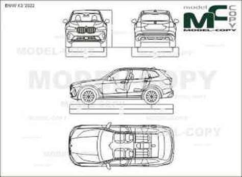 Bmw X D Drawing Blueprints Model Copy Default