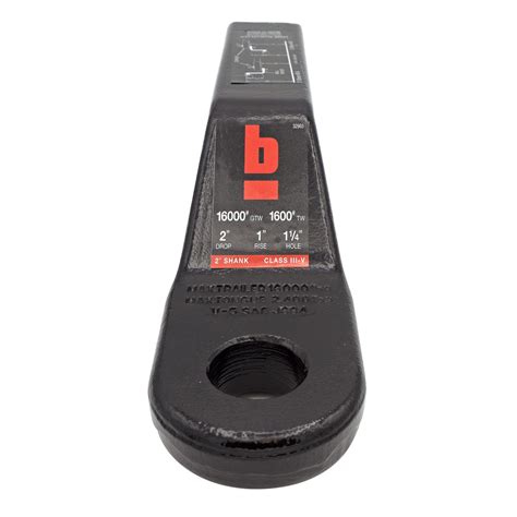 bROK 2in Shank 2in Drop Ball Mount Forged