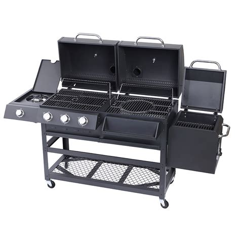 China Outdoor Garden Large Gas Charcoal Grill with Smoker Suppliers ...