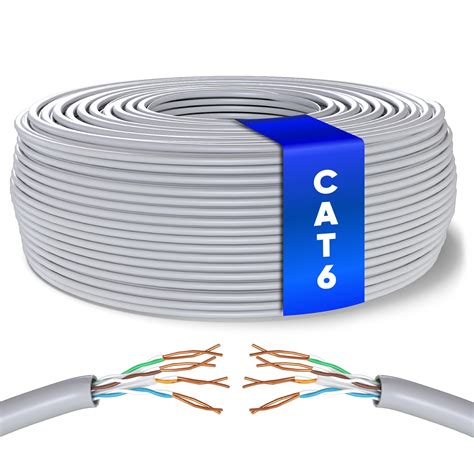 Buy Mr. Tronic Bulk Cat 6 Ethernet Cable 200m, High Speed LAN Ethernet Network Cable, 200m Bulk ...