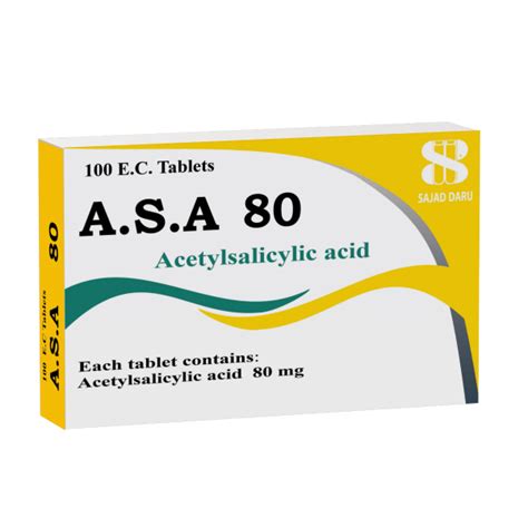 ASA-80mg – شرکت داروسازی سجاد دارو