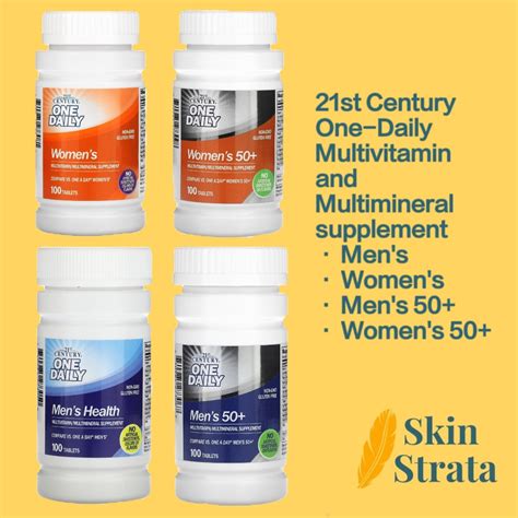 21st Century One Daily Multivitamin And Multimineral Supplement Men S