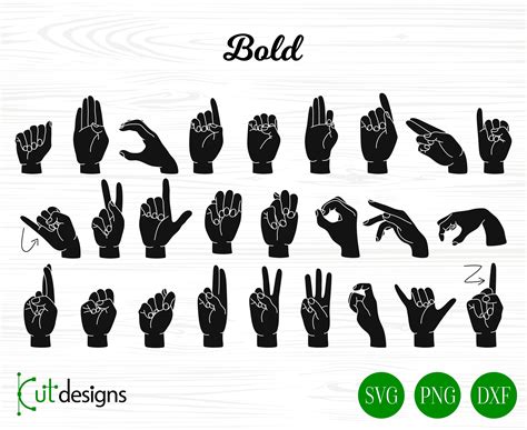 American Sign Language Svg Asl Svg Sign Language Hand Sign Etsy Canada