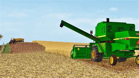 Colhendo Trigo John Deere S Rie Brasileira Farming