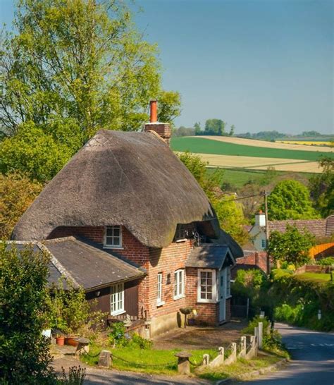 Pitton Wiltshire England Engelska Hus Hus Engelska Stugor Och Stuga