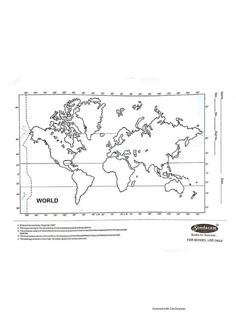 Blank World Map | PDF