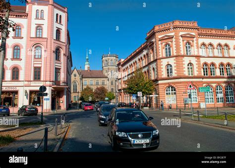 Gorlitz Germany border of Germany Poland city downtown architecture ...