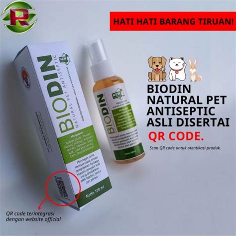 Jual Obat Scabies Jamur Kucing Kelinci Anjing Biodin Antiseptik Herbal