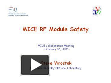 Ppt Mice Rf Module Safety Powerpoint Presentation Free To View Id