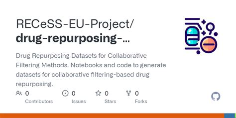 GitHub - RECeSS-EU-Project/drug-repurposing-datasets: Drug Repurposing ...