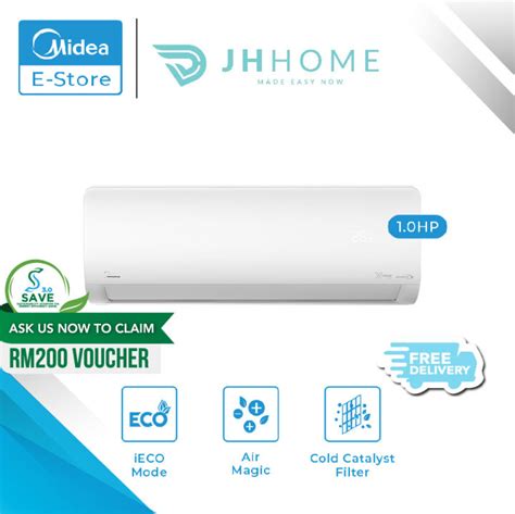 Midea 1 0HP Xtreme Save R32 Inverter Air Conditioner MSXS 10CRDN8