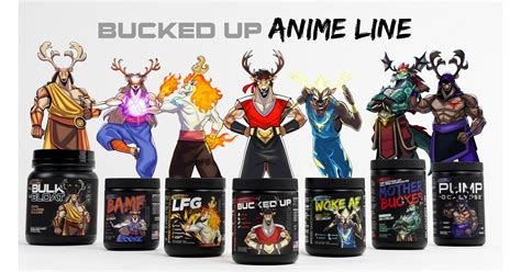 Bucked Up Debuts New Anime Line